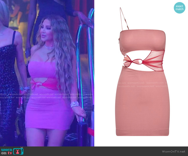 Nensi Dojaka Flower Mini Dress worn by Larsa Pippen (Larsa Pippen) on The Real Housewives of Miami