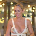 Nicole’s floral cutout dress on The Real Housewives of Miami