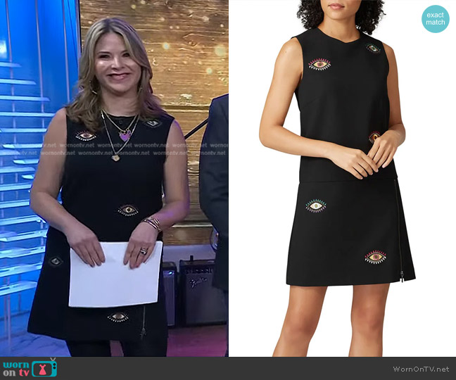 Nicole Miller Evil Eye Dress worn by Jenna Bush Hager on Today