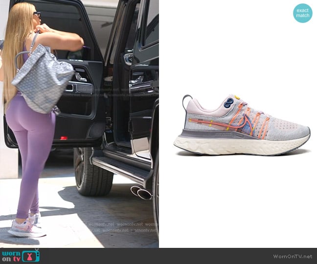 Nike React Infinity Run FK 2 Sneakers worn by Larsa Pippen (Larsa Pippen) on The Real Housewives of Miami