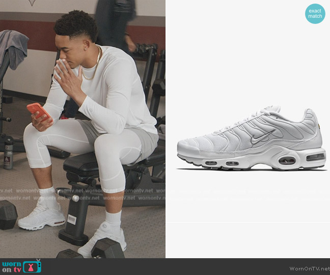 Nike Air Max Plus worn by Damon (Peyton Alex Smith) on All American Homecoming