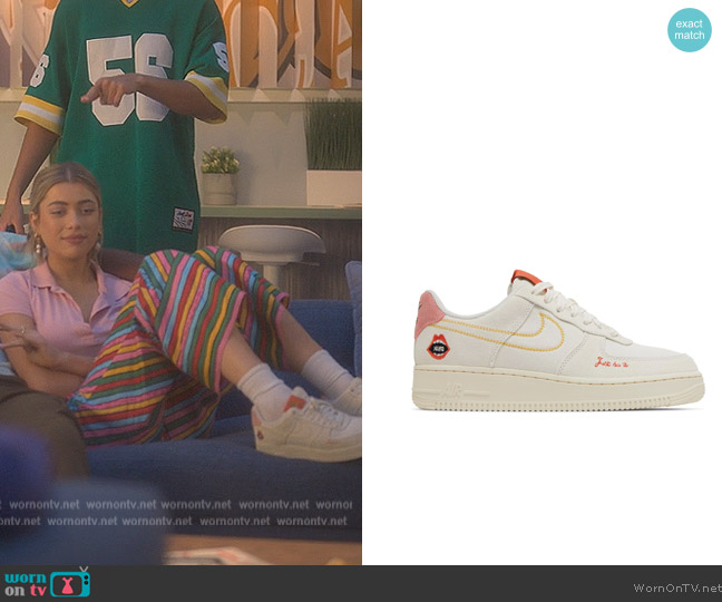 Nike Air Force 1 Low Next Nature Shoes worn by Lauryn (Amelie Zilber) on Grown-ish