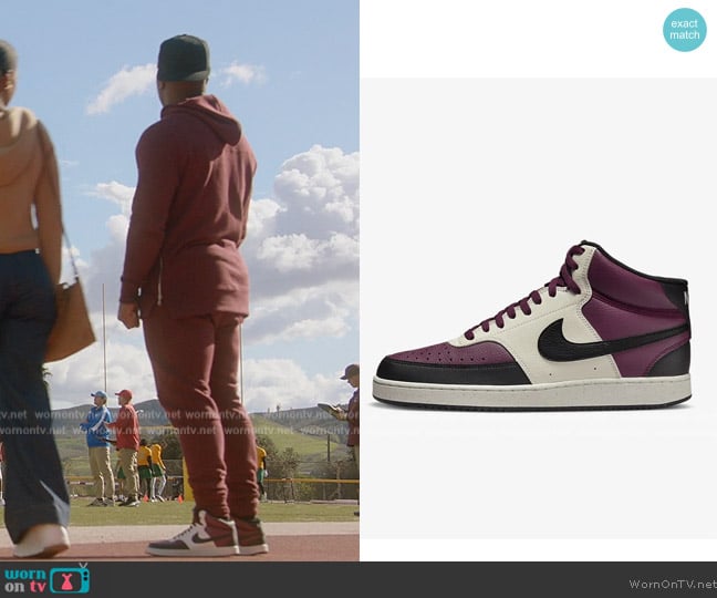Nike Court Vision Mid Next Nature worn by Spencer James (Daniel Ezra) on All American