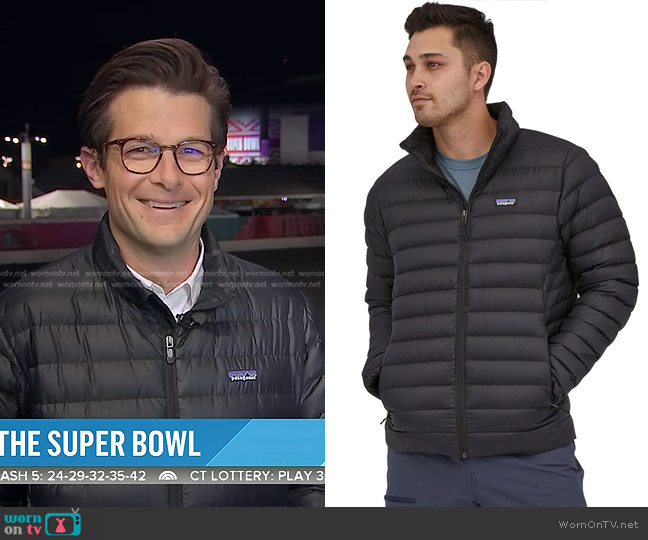 by Patagonia worn by Jacob Soboroff on Today