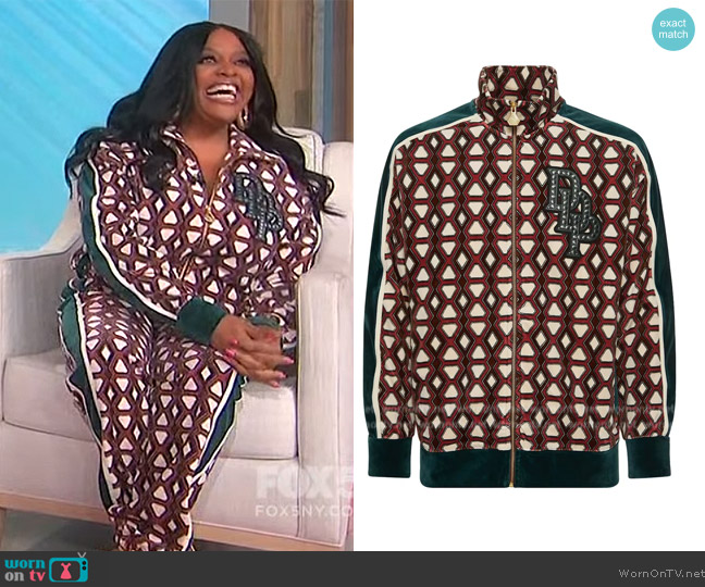Puma Dapper Dan track jacket worn by Sherri Shepherd on Sherri