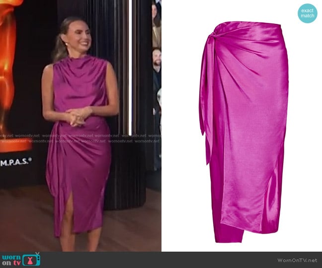 Rails Page Long Skirt worn by Keltie Knight on E! News