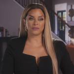 Robyn’s black confessional top on The Real Housewives of Potomac