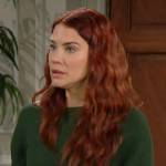 Sally’s green sweater on The Young and the Restless