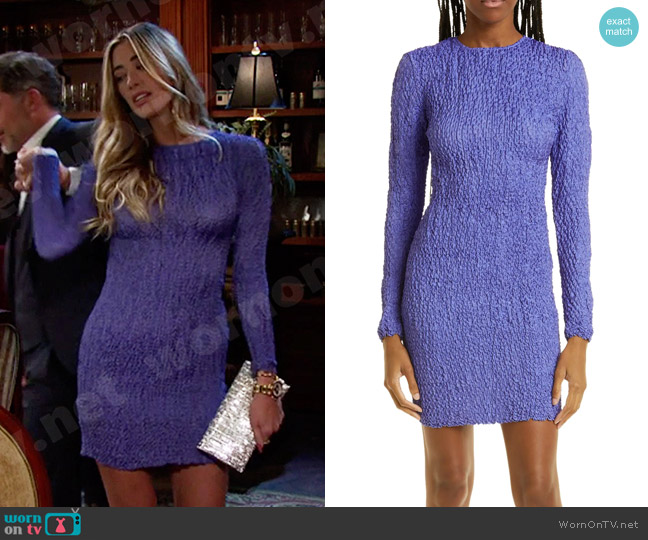 Samsoe Samsoe Bianca Long Sleeve Dress worn by Sloan Peterson (Jessica Serfaty) on Days of our Lives