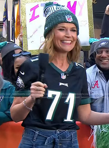 Savannah’s Philadelphia Eagles jersey on Today