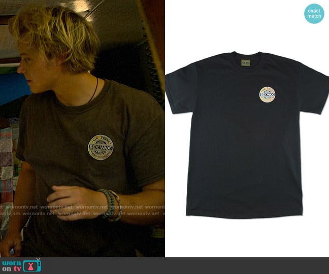Sex Wax Fade T-shirt worn by JJ (Rudy Pankow) on Outer Banks