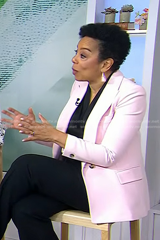 Sharon Epperson’s pinkblazer on Today
