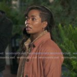Simone’s pink jacket on Greys Anatomy