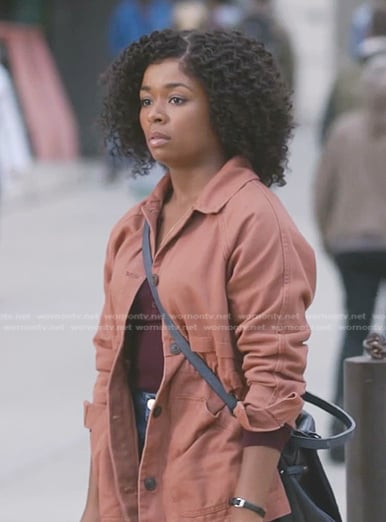 Simone’s pink jacket on Greys Anatomy