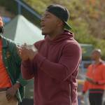 Spencer’s maroon side zip hoodie on All American