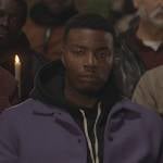 Spencer’s purple jacket on All American