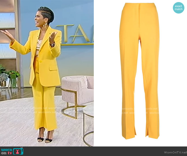Stella McCartney Slim-fit straight Trousers worn by Tamron Hall on Tamron Hall Show
