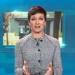 Stephanie’s black tweed jacket on Today
