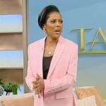 Tamron’s pink blazer and pants on Tamron Hall Show