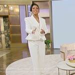 Tamron’s white blazer on Tamron Hall Show