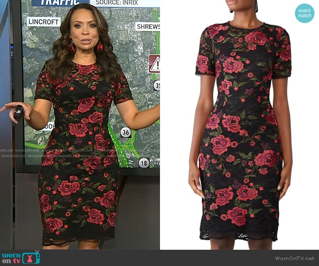 Trina Turk Ana Sofia Dress worn by Adelle Caballero on Today