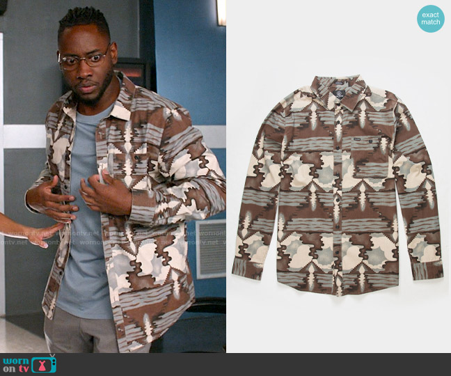 Volcom Liberate Flannel Shirt worn by Chester Phineas Runk (Brandon McKnight) on The Flash