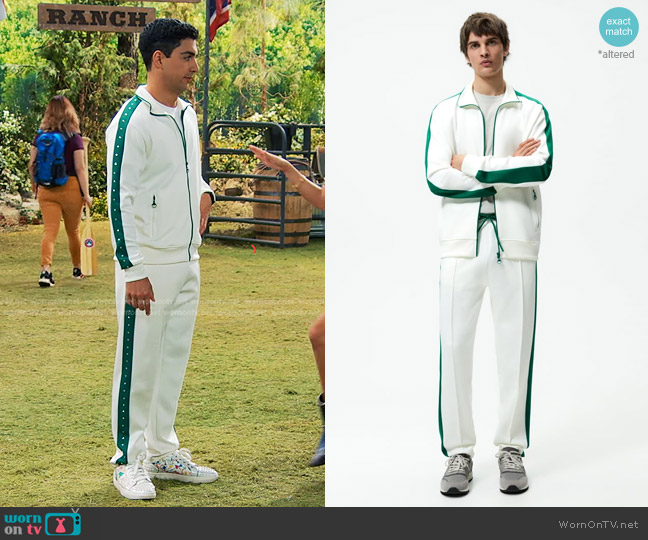 Zara Zipper Striped Sweatshirt worn by Parker Preston (Trevor Tordjman) on Bunkd