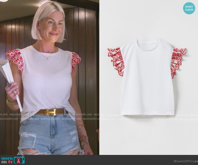 Zara Embroidered Top
