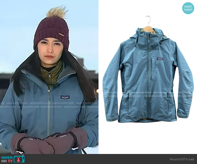 Patagonia 3-in-1 Snowbelle Jacket worn by Emilie Ikeda on Today
