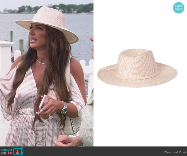 Inova Lakelyn Safari Hat worn by Teresa Giudice on The Real Housewives of New Jersey