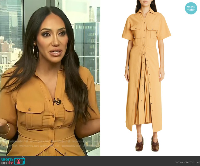 A.L.C. Florence Shirtdress worn by Melissa Gorga on Extra