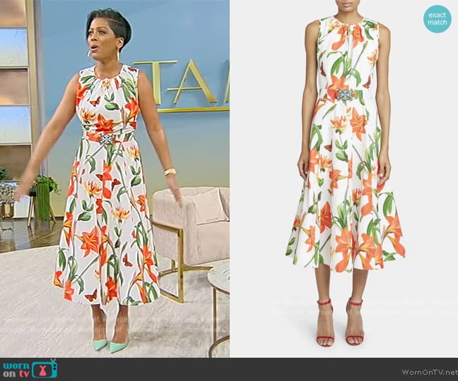 Gianvito Rossi Ricca 85mm pumps worn by Tamron Hall on Tamron Hall Show