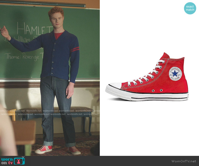 Converse Chuck Taylor All Star Hi Top Sneaker worn by (Nicholas Barasch) on Riverdale