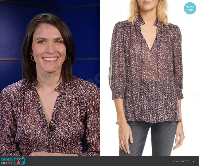 ba&sh Dalas Blouse worn by Molly Hunter on Today