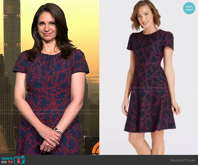 Draper James Puff Sleeve Dress worn by Maria Larosa on Today