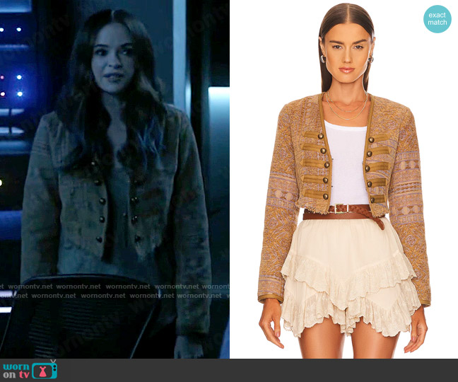 Free People Juliette Jacket worn by Khione (Danielle Panabaker) on The Flash