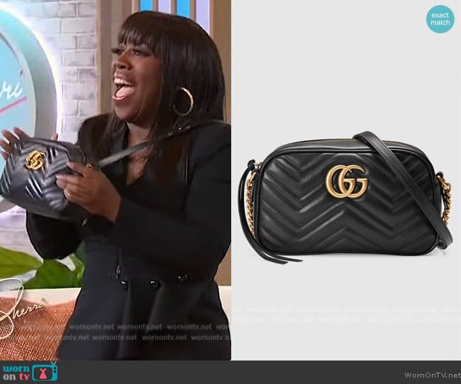 Gucci GG Marmont Small Shoulder Bag worn by Sheryl Underwood on Sherri