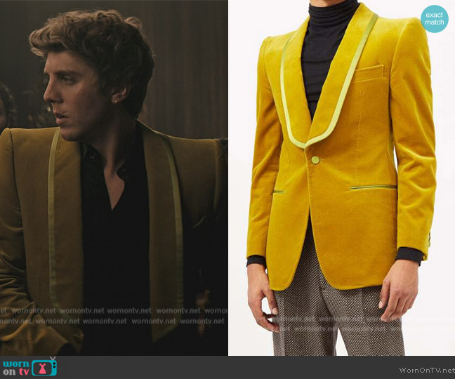 Gucci Heritage Single Breasted Blazer worn by Adam Pratt (Lukas Gage) on You