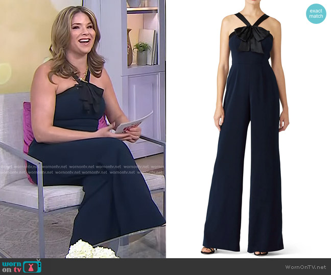 Jay Godfrey Dryden Jumpsuit worn by Jenna Bush Hager on Today