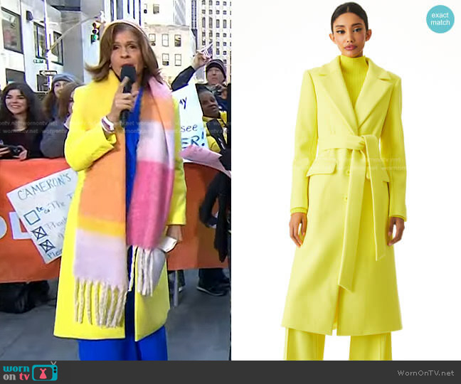 Alice + Olivia Joelle Coat worn by Hoda Kotb on Today