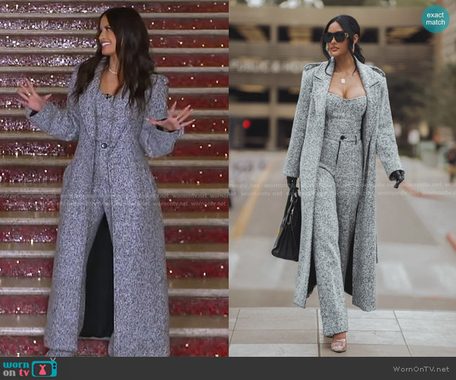 Jlux Label All You Need Tweed Corset worn by Rocsi Diaz on Good Morning America