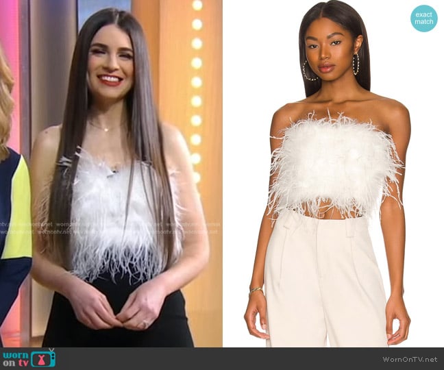 LaMarque Zaina Top worn by Erica Wark on Good Morning America