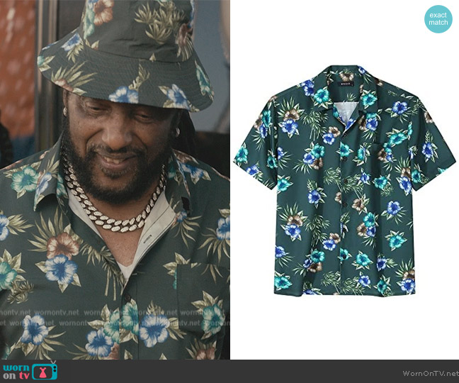 Mcedar Hawaiian Shirt worn by (Brooklyn McLinn) on Bel-Air