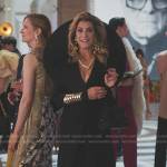 Madeline’s black gown on Emily in Paris