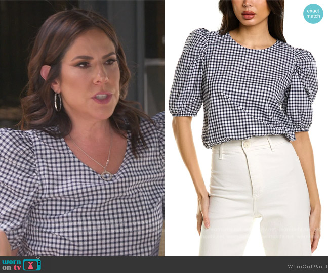 Nation LTD Heidi Girly Crop Top worn by Jennifer Fessler on The Real Housewives of New Jersey