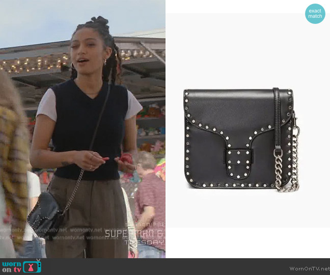 Rebecca Minkoff Mini Midnighter Messenger Bag worn by Olivia Baker (Samantha Logan) on All American