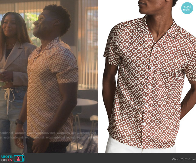 Reiss Valencia Silky Cuban Shirt