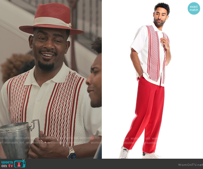 Silversilk Short Sleeve Walking Suit worn by (Brook­lyn McLinn) on Bel-Air