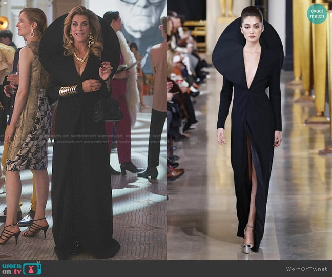 Stephane Rolland Spring 2020 Haute Couture Collection worn by Madeline Wheeler (Kate Walsh) on Emily in Paris