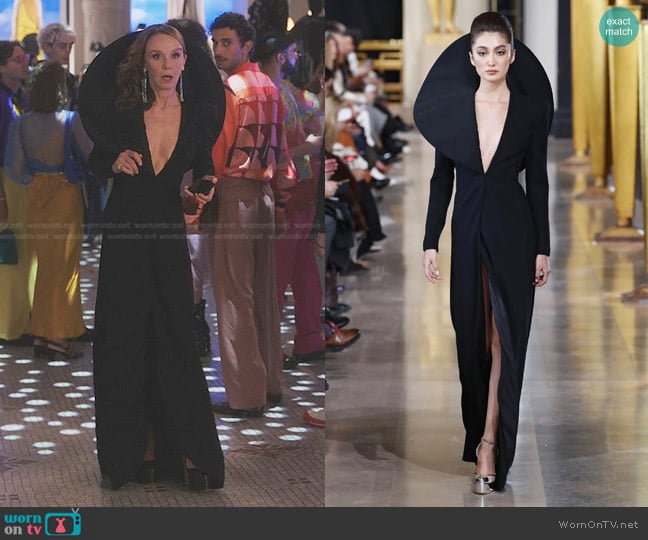 Stephane Rolland Spring 2020 Haute Couture Collection worn by Sylvie (Philippine Leroy-Beaulieu) on Emily in Paris